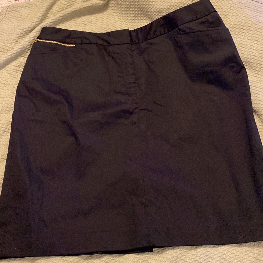 Jones New York Signature Woman Black Pencil Skirt Sz 18W